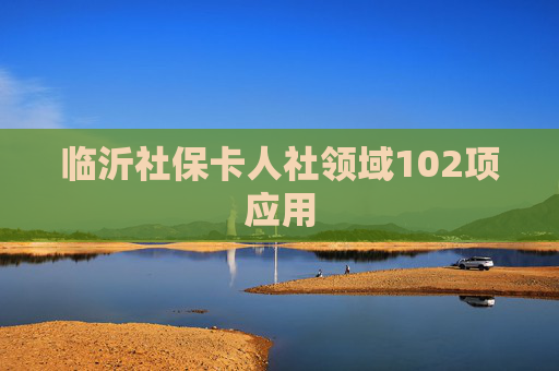 临沂社保卡人社领域102项应用