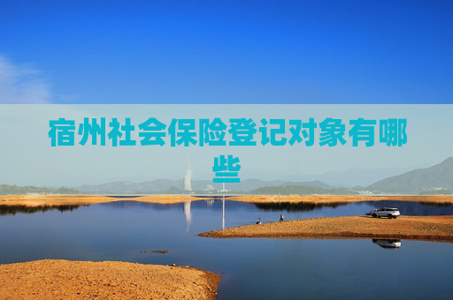 宿州社会保险登记对象有哪些