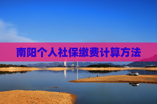 南阳个人社保缴费计算方法