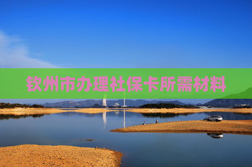钦州市办理社保卡所需材料
