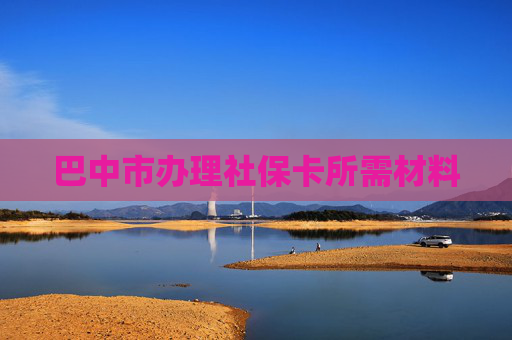 巴中市办理社保卡所需材料