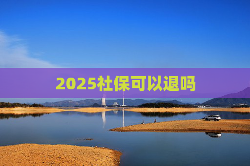 2025社保可以退吗