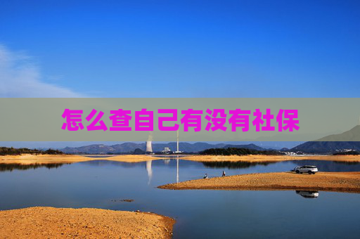 怎么查自己有没有社保