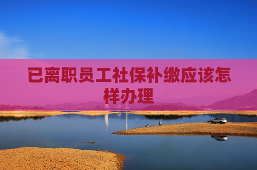 已离职员工社保补缴应该怎样办理