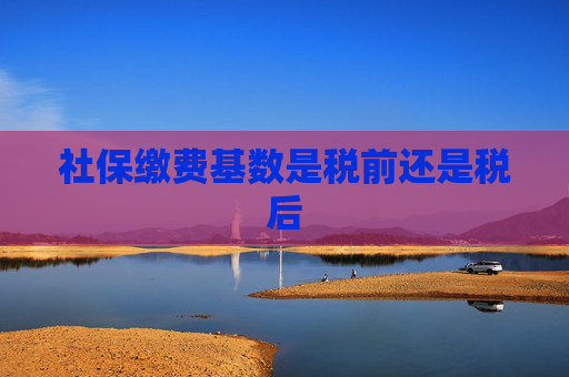 社保缴费基数是税前还是税后