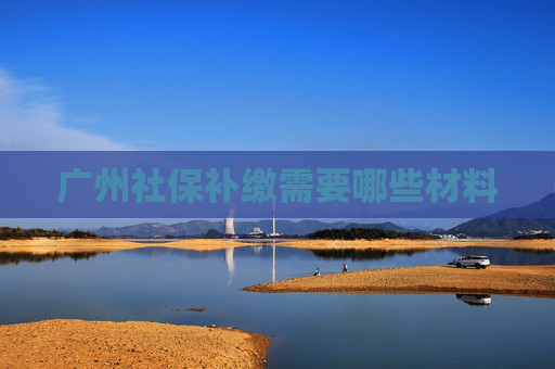 广州社保补缴需要哪些材料