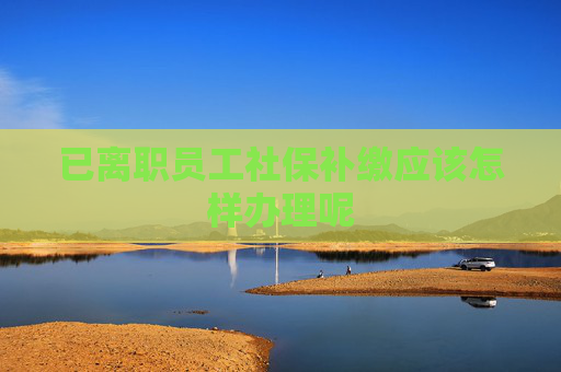 已离职员工社保补缴应该怎样办理呢