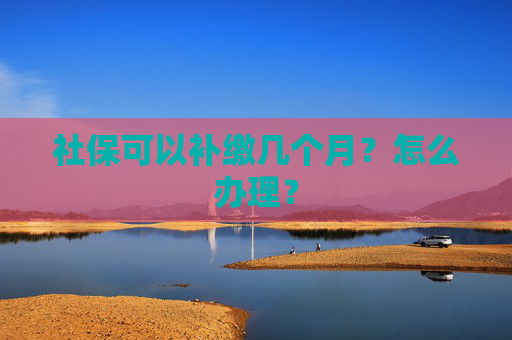 社保可以补缴几个月？怎么办理？