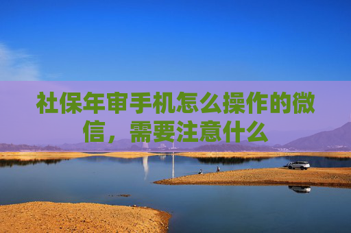 社保年审手机怎么操作的微信，需要注意什么
