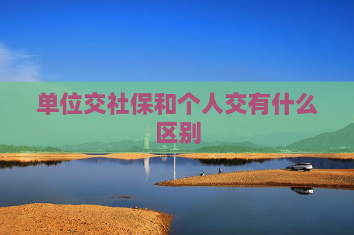 单位交社保和个人交有什么区别