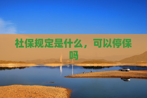 社保规定是什么，可以停保吗