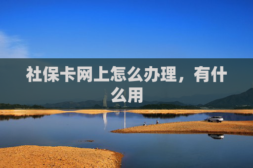 社保卡网上怎么办理，有什么用