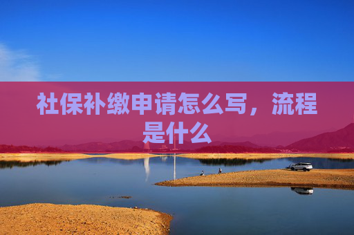 社保补缴申请怎么写，流程是什么