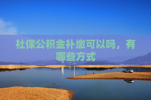 社保公积金补缴可以吗，有哪些方式