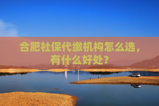 合肥社保代缴机构怎么选，有什么好处？