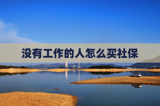 没有工作的人怎么买社保