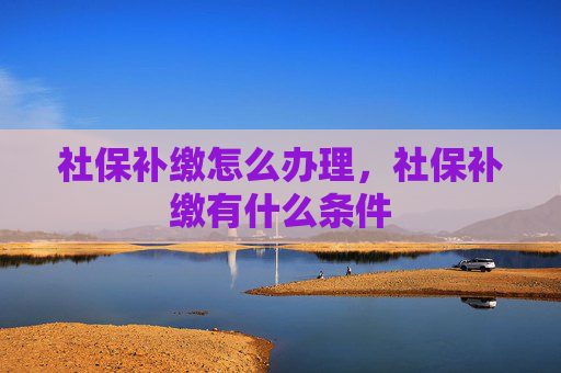 社保补缴怎么办理，社保补缴有什么条件