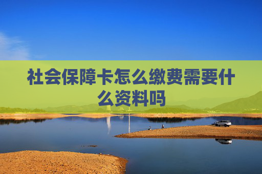 社会保障卡怎么缴费需要什么资料吗