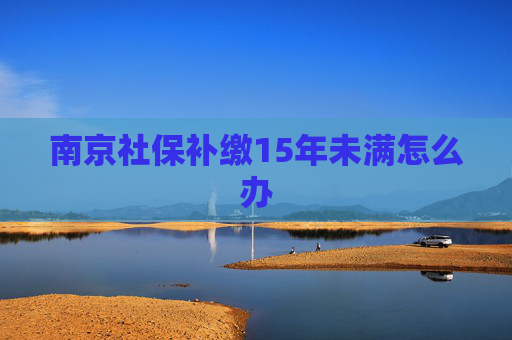 南京社保补缴15年未满怎么办