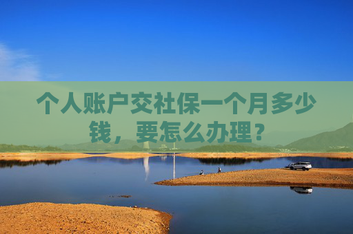 个人账户交社保一个月多少钱，要怎么办理？