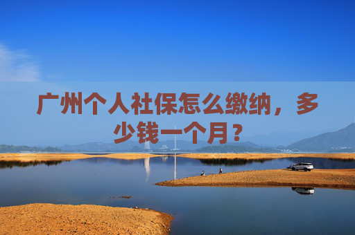 广州个人社保怎么缴纳，多少钱一个月？
