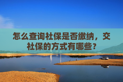 怎么查询社保是否缴纳，交社保的方式有哪些？