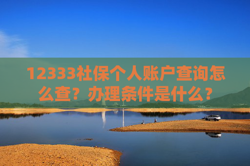 12333社保个人账户查询怎么查？办理条件是什么？