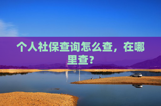 个人社保查询怎么查，在哪里查？