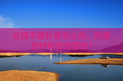 社保不能补缴怎么办，所需的材料包括哪些？