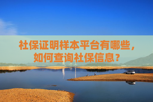 社保证明样本平台有哪些，如何查询社保信息？