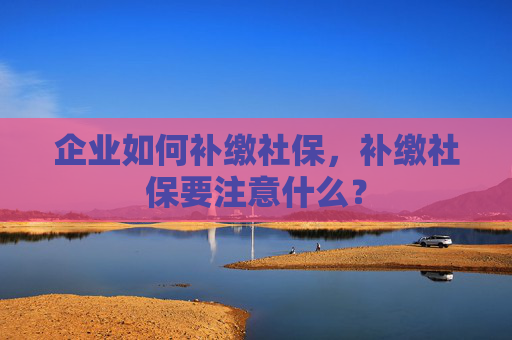 企业如何补缴社保，补缴社保要注意什么？