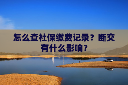 怎么查社保缴费记录？断交有什么影响？