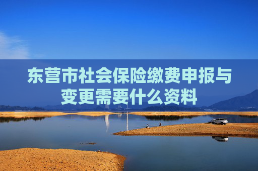 东营市社会保险缴费申报与变更需要什么资料
