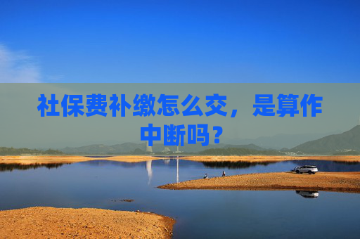 社保费补缴怎么交，是算作中断吗？