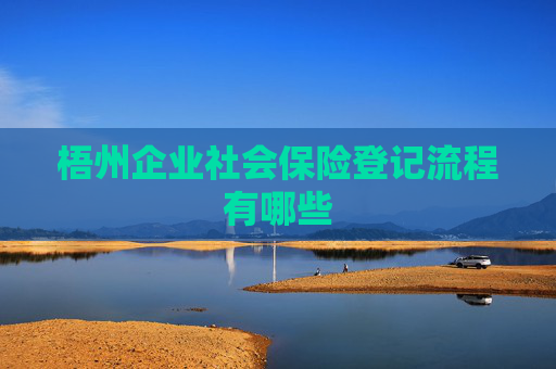 梧州企业社会保险登记流程有哪些