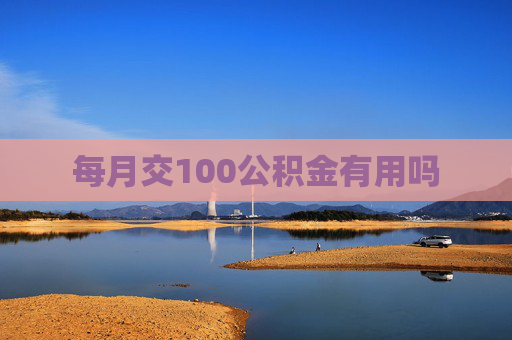 每月交100公积金有用吗