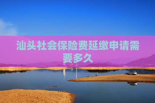 汕头社会保险费延缴申请需要多久