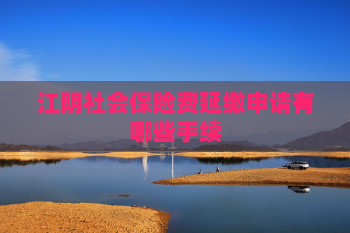 江阴社会保险费延缴申请有哪些手续