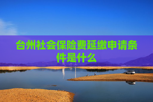 台州社会保险费延缴申请条件是什么