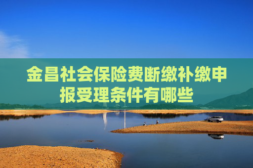 金昌社会保险费断缴补缴申报受理条件有哪些