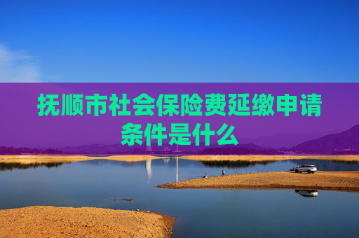 抚顺市社会保险费延缴申请条件是什么