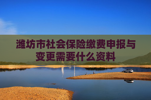 潍坊市社会保险缴费申报与变更需要什么资料