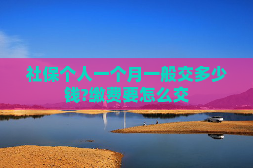 社保个人一个月一般交多少钱?缴费要怎么交