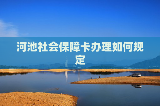 河池社会保障卡办理如何规定