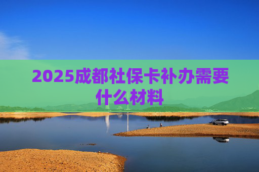 2025成都社保卡补办需要什么材料