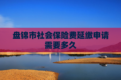 盘锦市社会保险费延缴申请需要多久