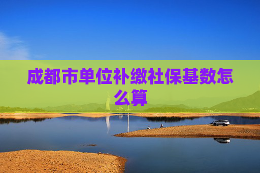 成都市单位补缴社保基数怎么算
